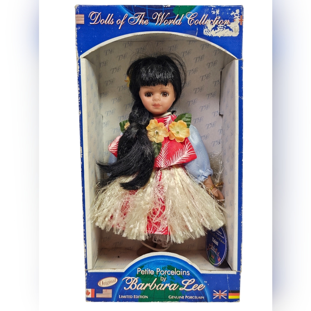 Vintage Dolls of The World Collection Petite Porcelains by Barbara Lee Tahiti‎